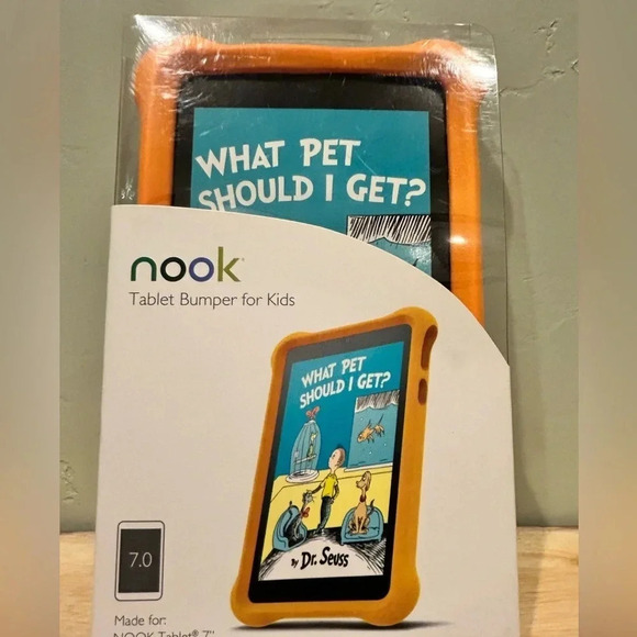 Brand New Barnes & Noble Microfoam Nook Tablet Bumper for 7” tablets. Citrus 🍊 - Picture 3 of 6